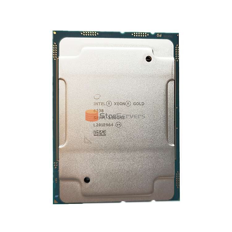 CPU Xeon Gold 6238 מעבד שרת 22 ליבות 44 חוטים 2.10GHz FCLGA3647