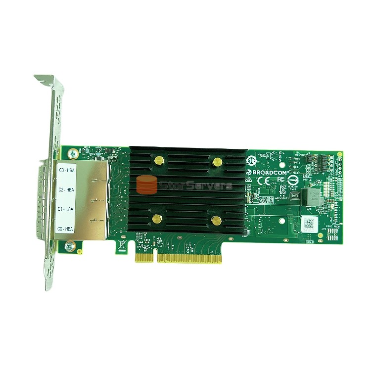 LSI 9500-16e 05-50075-00 sas+sata+nvme HBA כרטיס 12gb/s sff8644