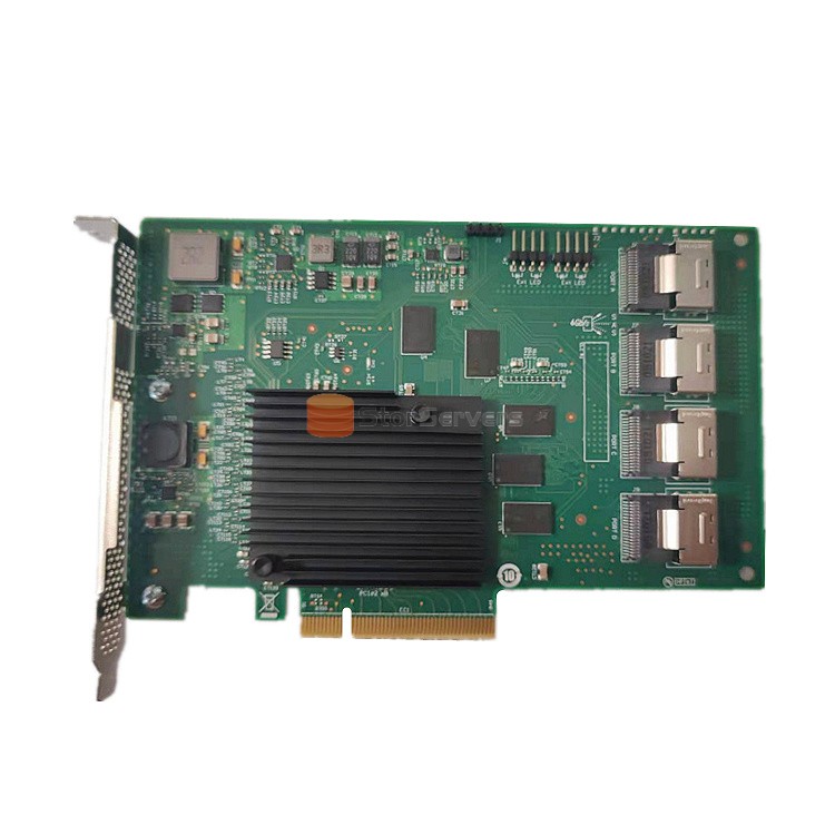 כרטיס LSI 9201-16i HBA 6Gb/s SAS+SATA ל-PCI Express Host Bus מתאם