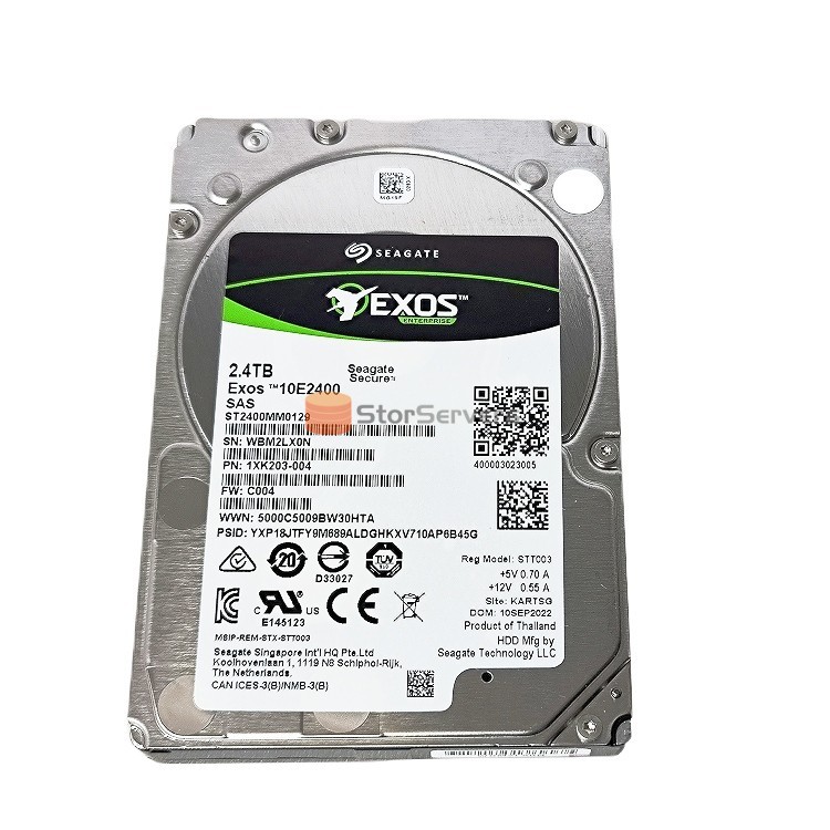 Seagate ST2400MM0129 SAS כונן קשיח קשיח לשרתים