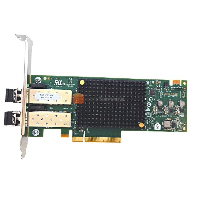 כרטיס Fibre Emulex LPE31002-M6 מתאם לאפיק מארח (HBA) מסוג PCIE 3.0 FC עם שתי יציאות בנפח 16 ג'יגה-בתים