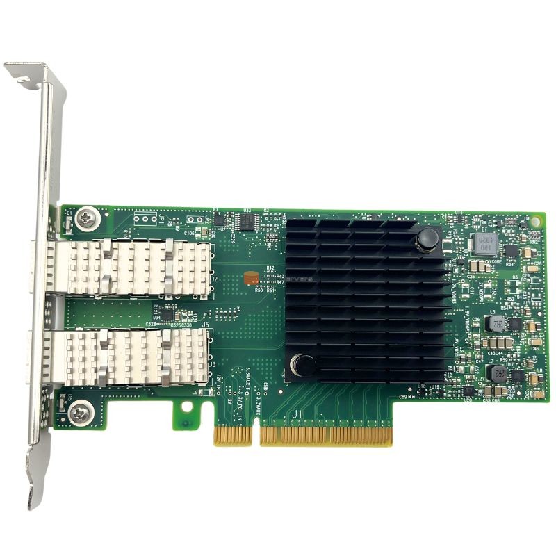 כרטיס רשת MCX4121A-ACAT PCIe 3.0 x8 25G SFP28 Ethernet עם שתי יציאות