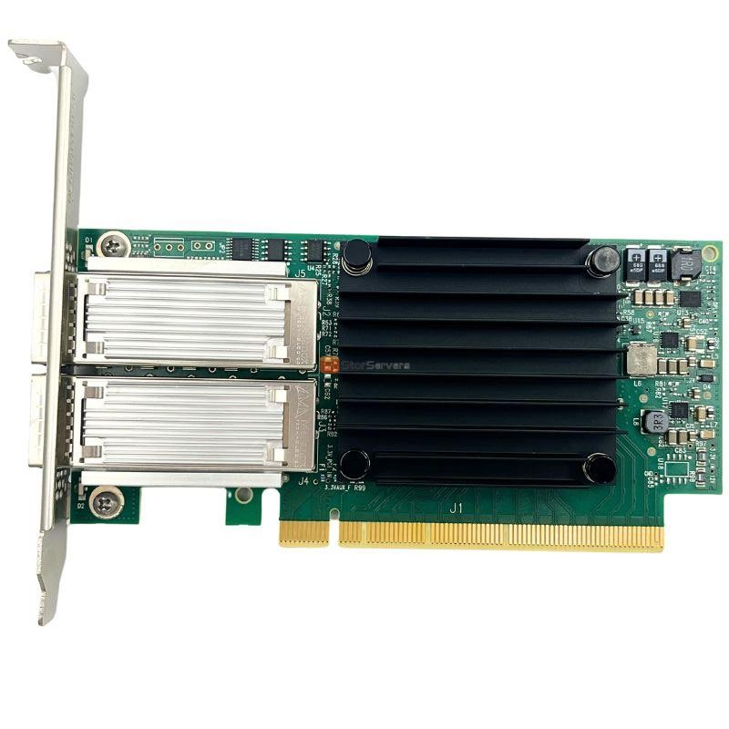 כרטיס רשת מתאם שרת MCX416A-BCAT PCIe 3.0 x16 עם שתי יציאות 40G/56G QSFP28 Ethernet