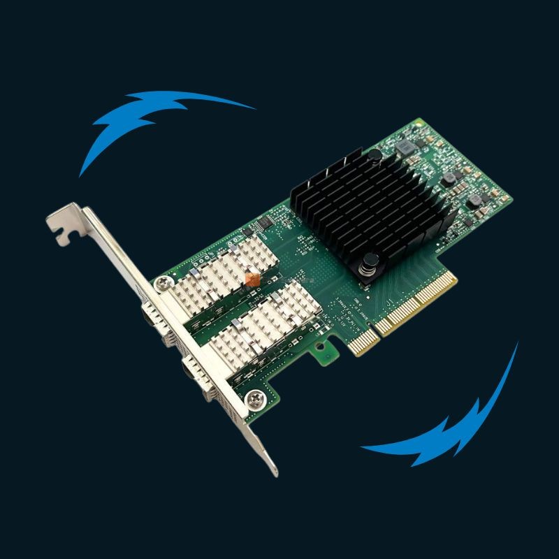 כרטיס רשת MCX4121A-ACAT PCIe 3.0 x8 25G SFP28 Ethernet עם שתי יציאות