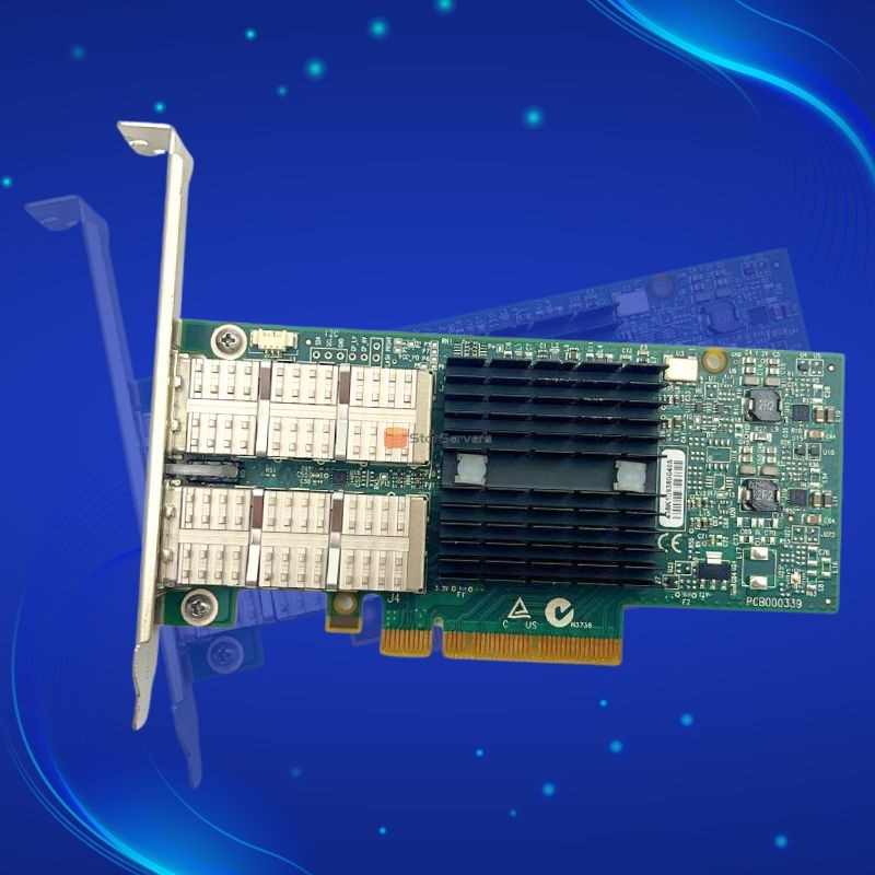 כרטיס רשת מתאם שרת Eth40G/IB56G Ethernet MCX354A-FCBT PCIe 3.0 x8 עם שתי יציאות