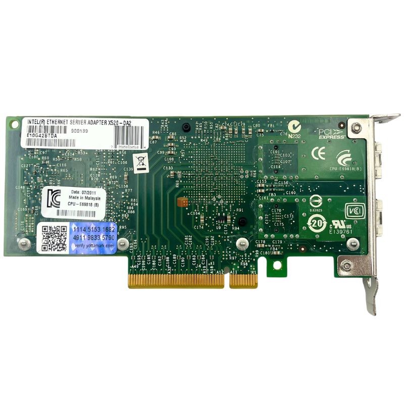 מתאם רשת מקורי X520-DA2 82599 Ethernet בקר מאוחד