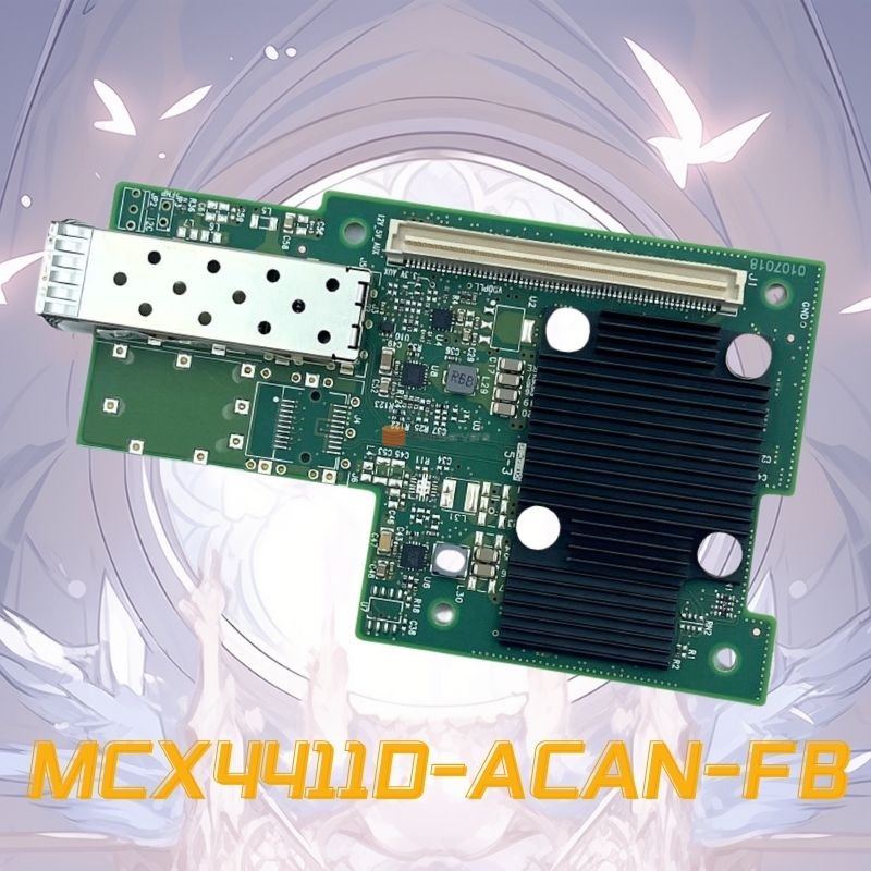 כרטיס מתאם רשת MCX4411D-ACAN-FB OCP 2.0 PCIe 3.0 x8 עם יציאה אחת, 25G SFP28 במלאי