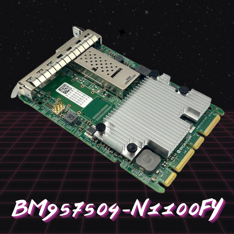 BM957504 מתאם רשת QSFP56 Ethernet PCI Express 4.0 x16 SFF של 100 ג'יגה N1100FY-סיביות לשנייה מסוג QSFP56 PCI Express 4.0 x16